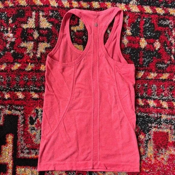 LULULEMON Swiftly Run Tank, Size 4, Very Good Condition - Picture 2 of 5